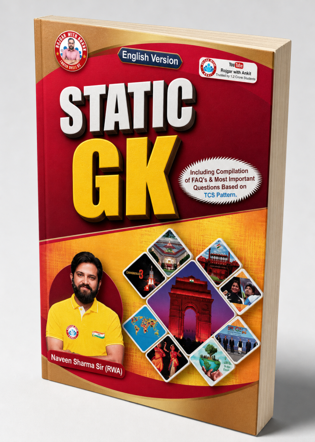 Static G.K ( Updated 2025 ) (Original Book) Book By Ankit Bhati Sir And Naveen Sir (English Version)